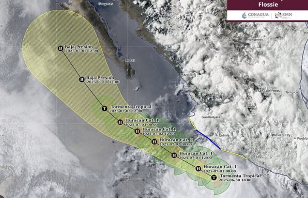 GUERRERO MANTIENE MONITOREO CONSTANTE DE LA TORMENTA TROPICAL ‘FLOSSIE’